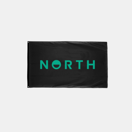 NORTH Wordmark Flag Small set 85011.241011